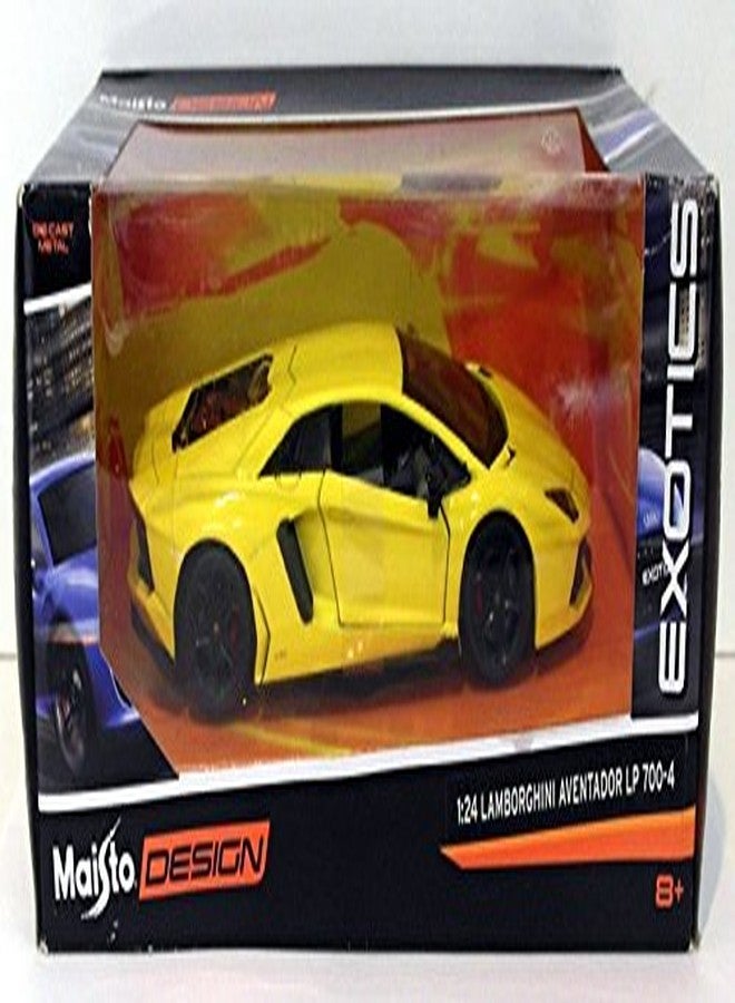 Lamborghini Aventador LP 700-4 Yellow Exotics 1/24 by Maisto 31362 - Image 1